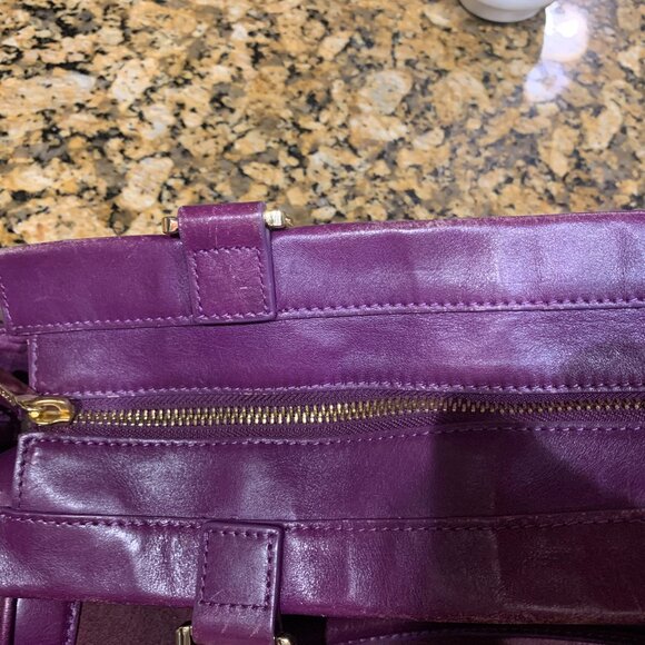 Vintage Toriy Burch Purple Bag - Picture 10 of 11